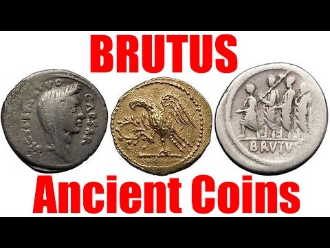 BRUTUS The Infamous Assassin Of JULIUS CAESAR Ancient Roman Coins ...